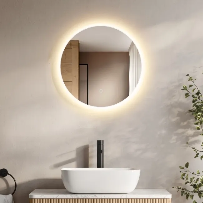 Kay Round Illuminated LED Mirror 500mm