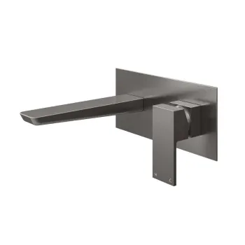 Soar Gunmetal Grey Wall Mounted Basin Mixer Tap