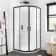 London Matt Black 6mm Quadrant Shower Enclosure 900x900mm
