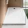 Sydney Low Profile Rectangular Gloss White Stone Shower Tray 1800x900mm
