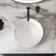 Missouri Matt White Round Counter Top Stone Basin