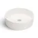 Missouri Matt White Round Counter Top Stone Basin