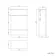 100% Waterproof - Harper Gloss White PVC Back To Wall Toilet Unit 500mm