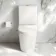 Loma Rimless Comfort Height Close Coupled Toilet With Premium Soft Close Slim Seat