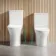 Brooklyn Rimless Comfort Height Close Coupled Toilet With Soft Close Seat