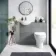 Quartz Stone Grey Combination Vanity Basin and Seattle Toilet 950mm