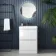 100% Waterproof - Corsica Gloss White PVC Basin Drawer Vanity 600mm