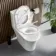 Tucson Rimless Close Coupled Toilet With Soft Close Seat