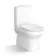 Miami Rimless Close Coupled Toilet With Slim Soft Close Seat