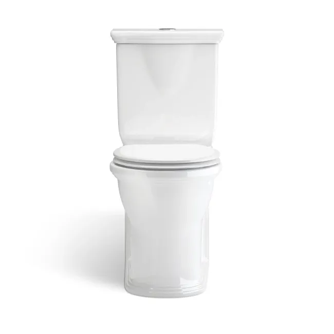 Alma Traditional Rimless Close Coupled Toilet With Premium Soft Close Slim Seat