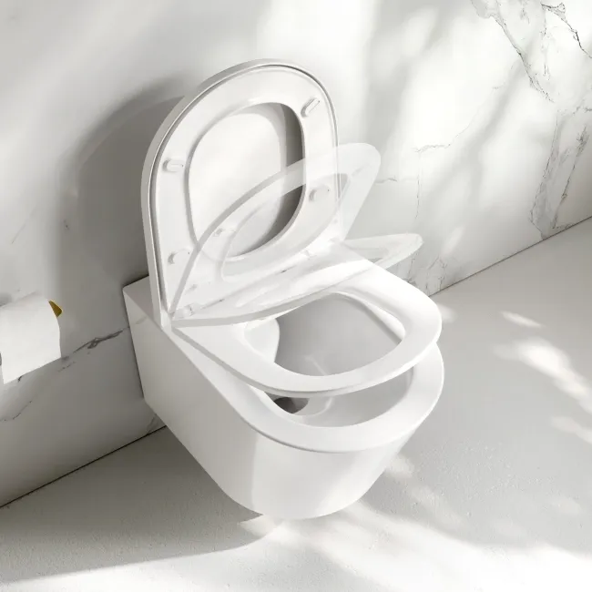 Loma Rimless Wall Hung Toilet With Premium Soft Close Seat