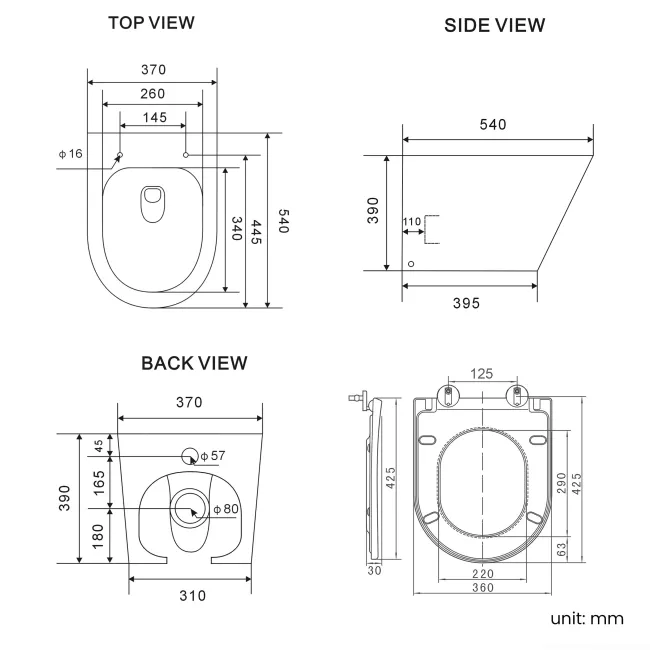 100% Waterproof - Harper Gloss White PVC Combination Vanity Basin and Boston Toilet 1200mm