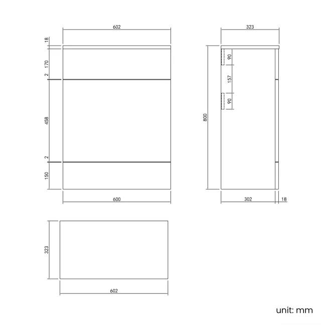 100% Waterproof - Harper Gloss White PVC Combination Vanity Basin and Boston Toilet 1200mm - Brushed Brass Accents