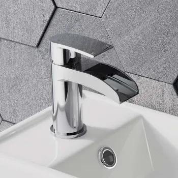 Eden Chrome Cloakroom Waterfall Basin Mixer Tap