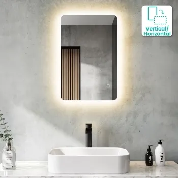 Clara Illuminated LED Mirror 600x400mm