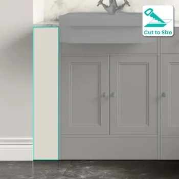 Monaco Chalk White Filler Strip