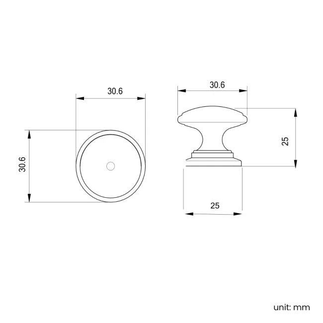 Brushed Nickel Furniture Handle