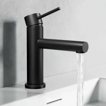 Don Matt Black Basin Mixer Tap