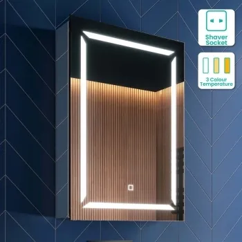 Haisley Illuminated LED Mirror Cabinet 700x500mm