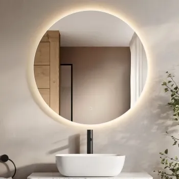Kay Round Illuminated LED Mirror 800mm