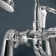 Nairn Traditional Chrome Bath Shower Mixer Tap