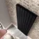 Faro Matt Black Double Flat Panel Vertical Radiator 1800x560mm