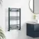 Barcelona Inky Blue Straight Heated Towel Rail 800x500mm