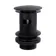 Matt Black Dome Top Pop Up Basin Waste - Slotted