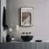 Olivia Battery Operated Black Framed Illuminated LED Mirror 600x400mm