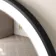 Delilah Black Framed Round Illuminated LED Mirror 800mm