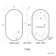Alisha Pill Illuminated LED Mirror 900x500mm