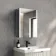 Selma Matt Black Illuminated LED Recessed Mirror Cabinet 600x450mm