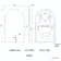 Maya Black Framed Arched Backlit Illuminated LED Mirror With BLUETOOTH Speaker 750x500mm