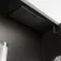 Esme Battery Operated Matt Black Illuminated LED Mirror Cabinet 700x600mm