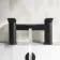 Aire Matt Black Basin & Bath Mixer Tap Set
