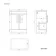 Avon Gloss White Cabinet with Marble Top 600mm - Excludes Counter Top Basin