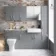 Harper Stone Grey Combination Vanity Basin with Marble Top & Atlanta Toilet 1500mm