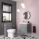 Austin Stone Grey Basin Drawer Vanity 600mm and Denver Back To Wall Toilet Set
