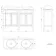Bermuda Chalk White Vanity with Marble Top & Oval Counter Top Basin 1200mm - Brushed Brass Accents