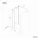 Copenhagen Easy Clean 8mm Wet Room Shower Glass 1100mm & 250mm Return Panel