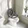Hudson Traditional High-Level Toilet With Graphite Grey Seat & Pedestal Basin - Single Tap Hole