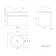 Trent Gloss White Wall Hung Drawer Vanity with Oval Counter Top Basin 600mm