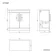Avon Stone Grey Counter Top Vanity with Marble Top 800mm - Black Accents