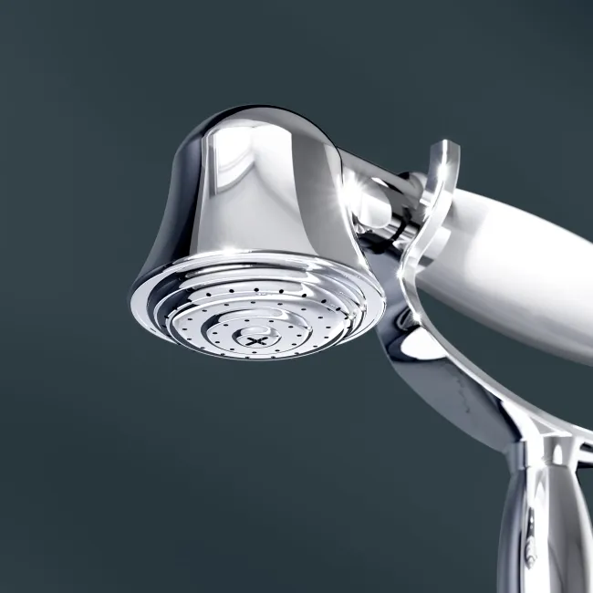 Bray Traditional Chrome Bath Shower Mixer Tap