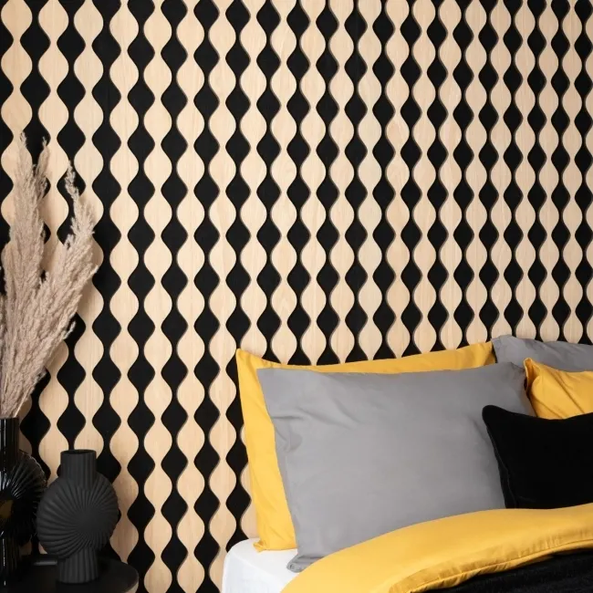 Trepanel® Oak Sculpted Acoustic Wood Slat Panels