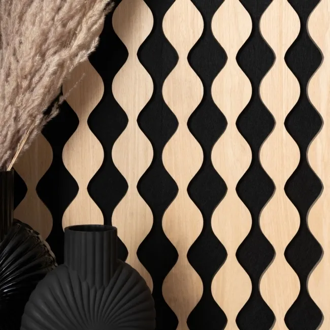 Trepanel® Oak Sculpted Acoustic Wood Slat Panels