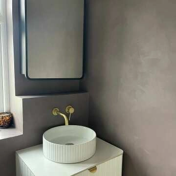 Olivia Black Framed Mirror Cabinet 710x500mm