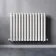 Marbella White Double Oval Panel Radiator 600x780mm