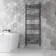Barcelona Anthracite Straight Heated Towel Rail 1600x600mm