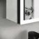 Esme Matt Black Illuminated LED Recessed Mirror Cabinet 700x600mm